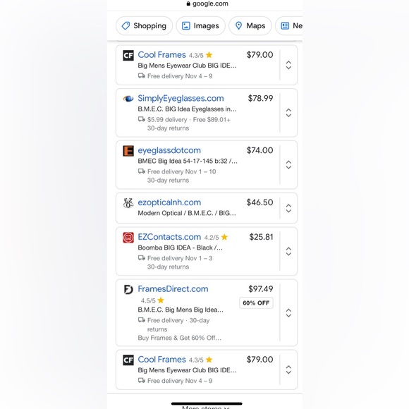 BMEC reading glasses big idea NWOT - Picture 6 of 9